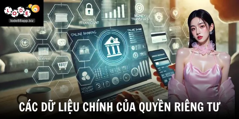 Các dữ liệu chính của quyền riêng tư