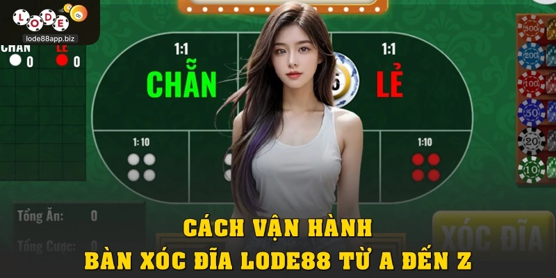 Cách vận hành bàn xóc đĩa Lode88 từ A đến Z