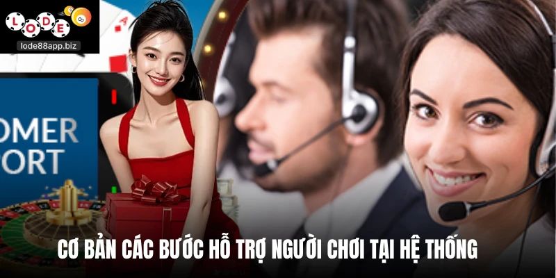Cơ bản các bước hỗ trợ người chơi tại hệ thống