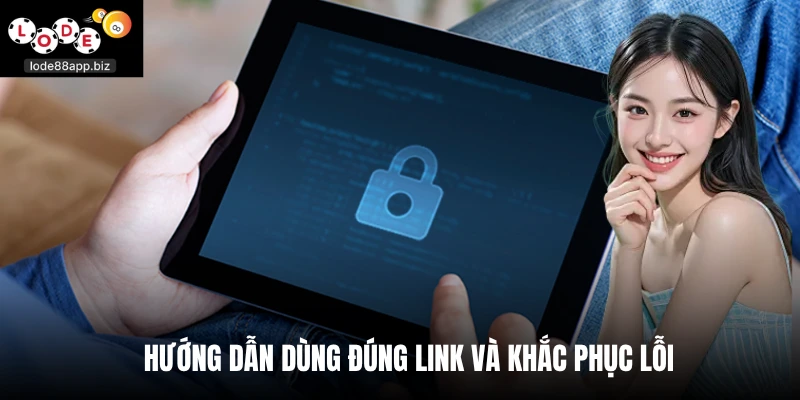 Hướng dẫn dùng đúng link và khắc phục lỗi