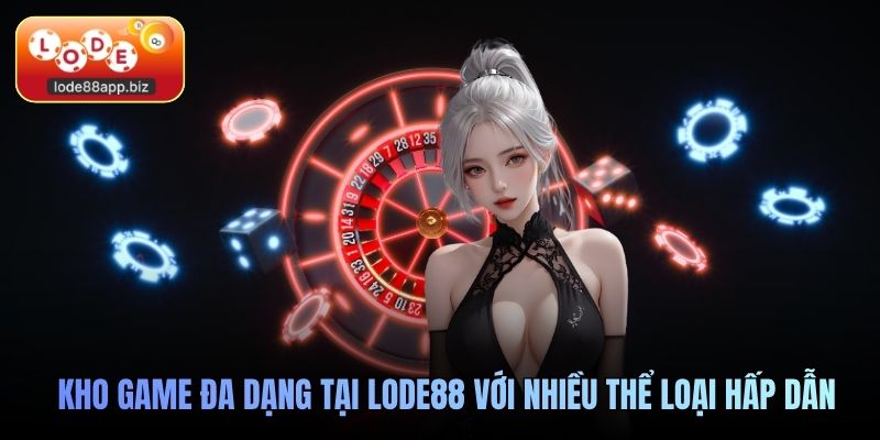Kho game đa dạng tại Lode88 với nhiều thể loại hấp dẫn