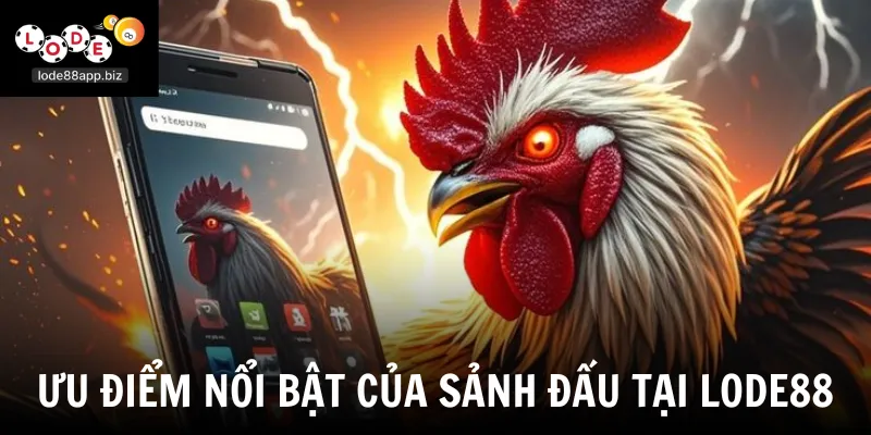 Ưu điểm nổi bật của sảnh đấu tại Lode88